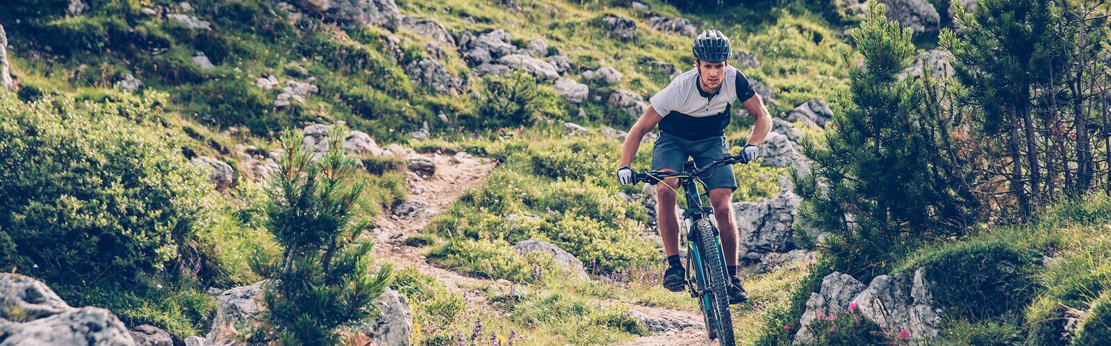 E-Mountainbiketour mit einem Haibike im Sommer