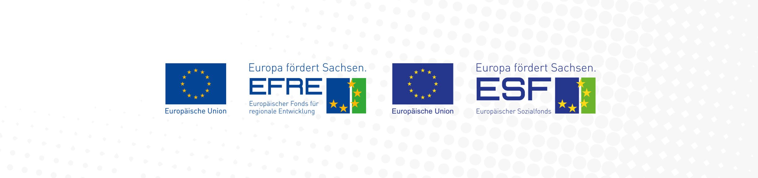 Logos des Europäischen Fonds für regionale Entwicklung und Europäischen Sozialfonds